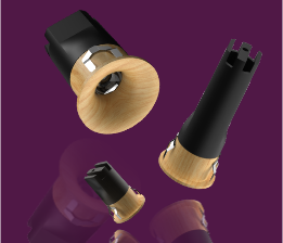 广兴洲原木风小拇指射灯 全光谱高显色防蓝光 家用客厅嵌入式迷你射灯