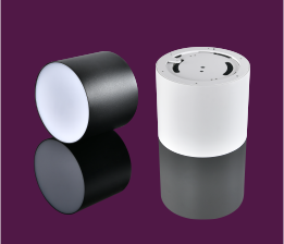 Kinxzo广兴洲柔光明装筒灯 3-12寸 10-100W 全金属明装LED筒灯