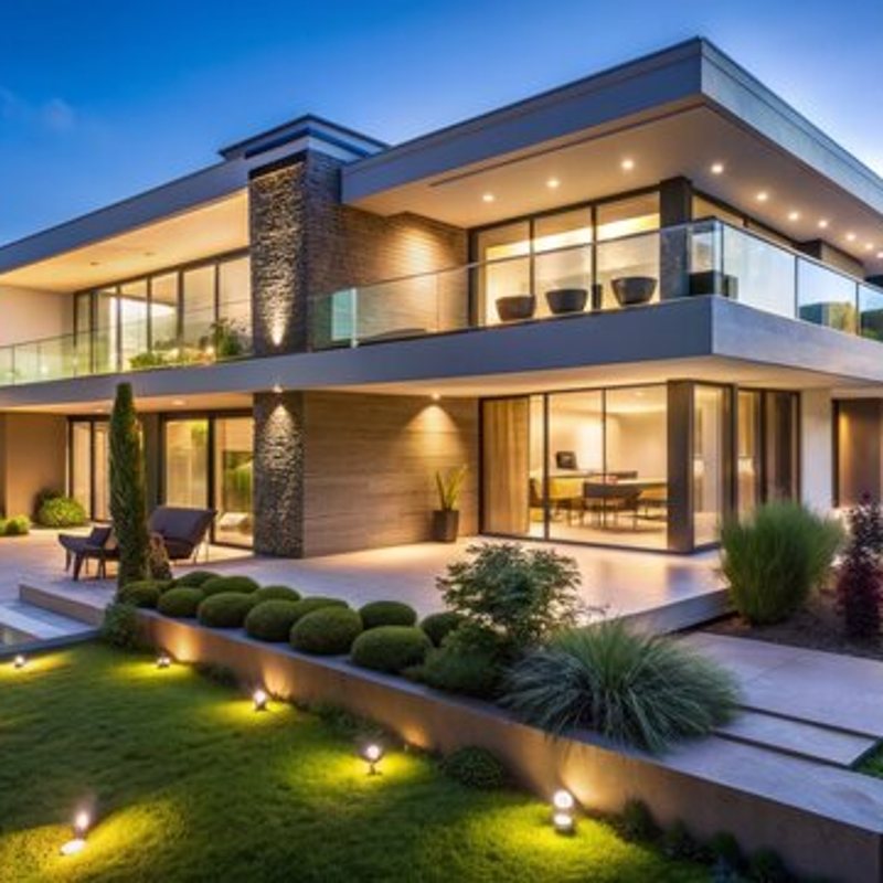 Villa Landscape Lighting